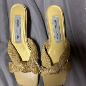 Bellini Women's Elegant Gold Sandals